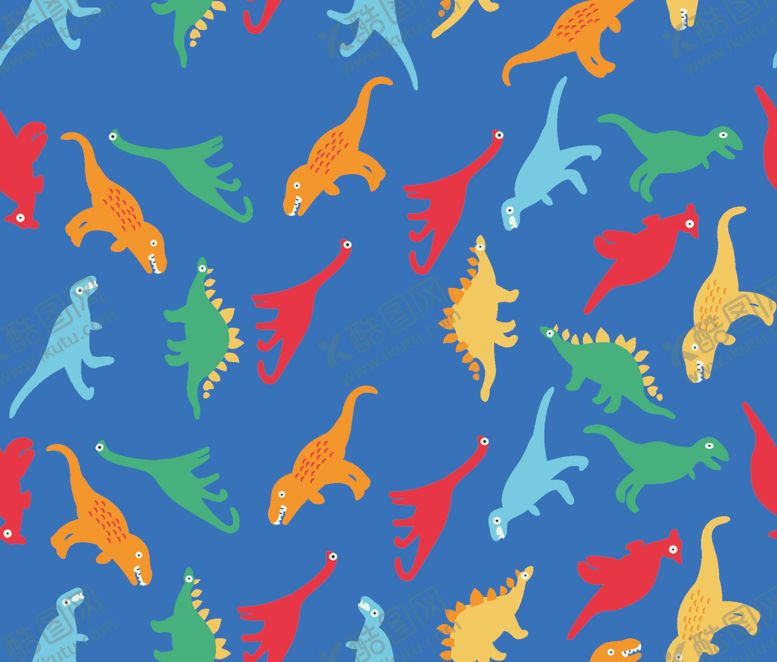 编号：27670209220231345320【酷图网】源文件下载-恐龙数码色块爆款大牌