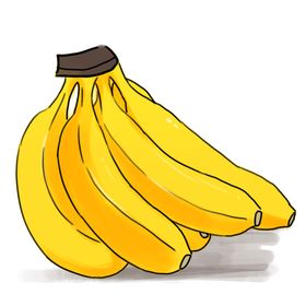 手绘香蕉