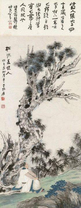 张大千国画