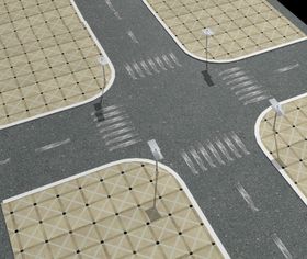 道路效果图