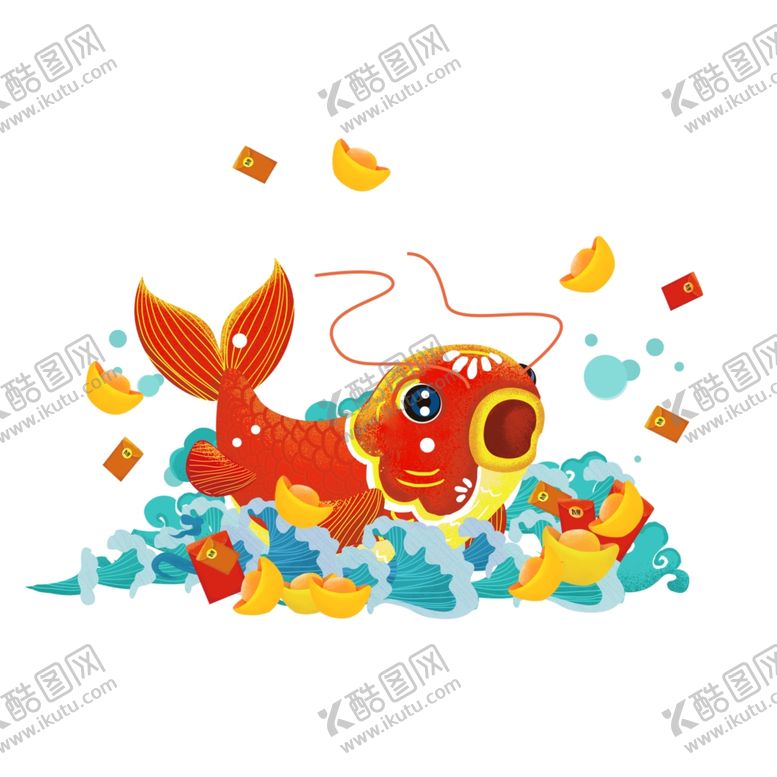 编号：85733604081759282985【酷图网】源文件下载-卡通装饰鱼元素