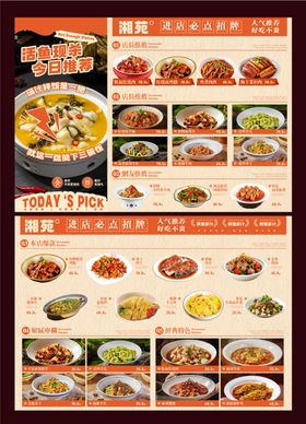 湘菜餐饮菜单设计   