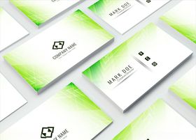 矢量名片模板设计科技高级公司