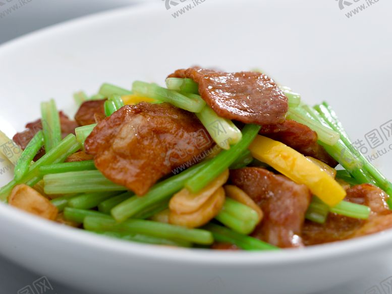 编号：27501902220756121297【酷图网】源文件下载-西芹炒腊肉