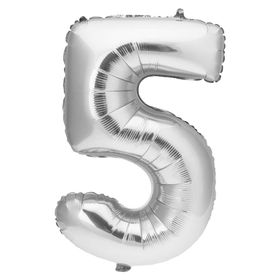 银色气球字5