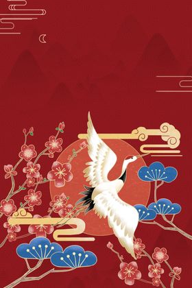 国潮风背景