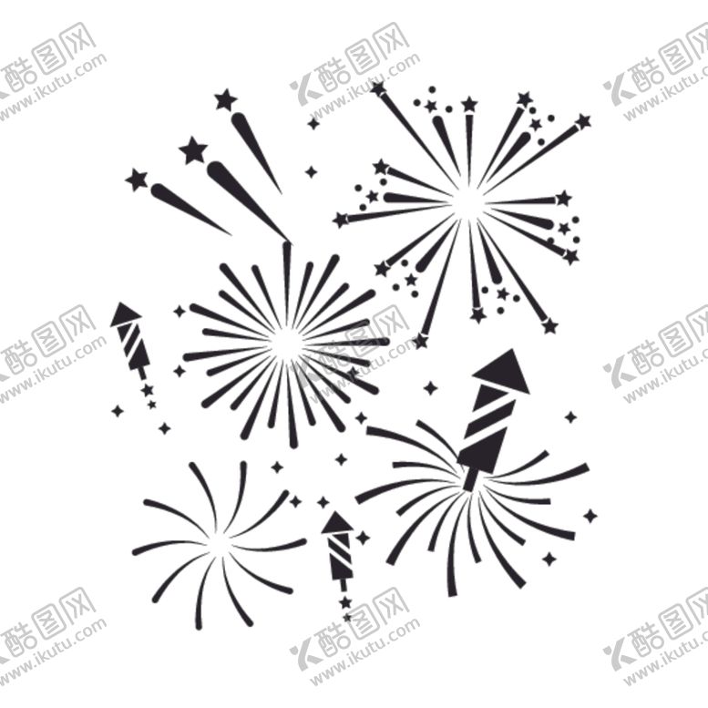 编号：31163205120820198042【酷图网】源文件下载-烟花