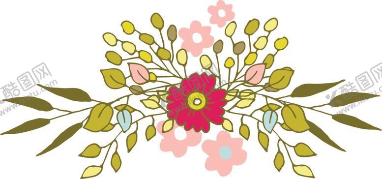编号：34335905190319309769【酷图网】源文件下载-水彩植物