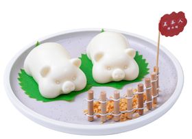 樱花冻小吃甜品盘子五条人糖水