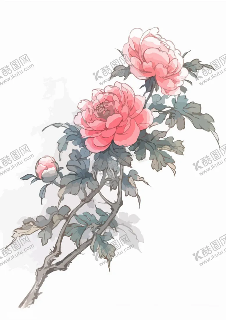 编号：53840202150243514102【酷图网】源文件下载-中式水墨画