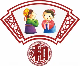 校园文化设计走廊中华美德