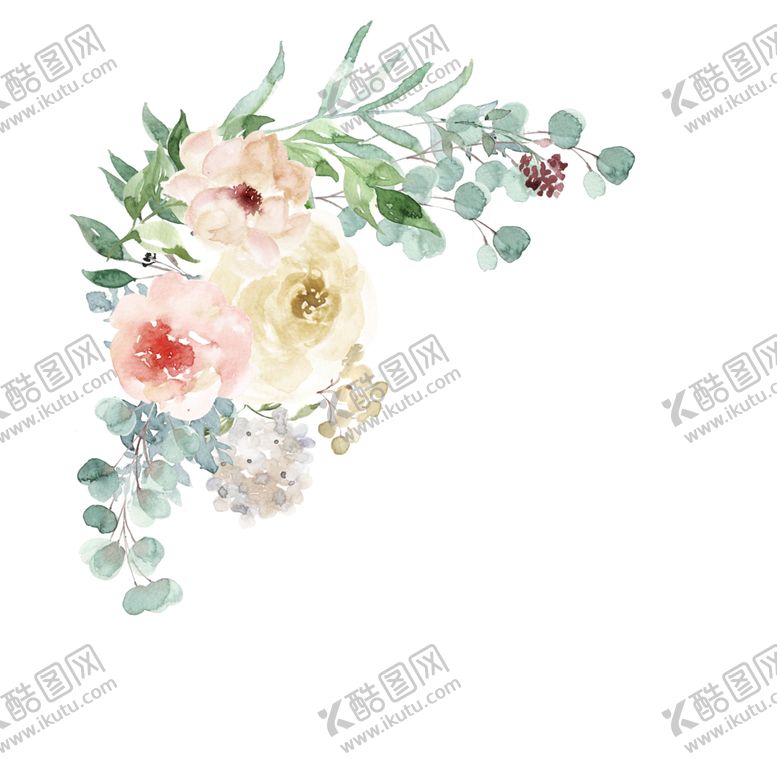编号：39372512130824269073【酷图网】源文件下载-手绘花卉