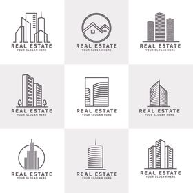 简洁图标企业商logo设计花卉