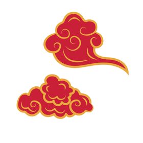 中国风祥云图案花纹底纹PNG古代免抠背景装饰