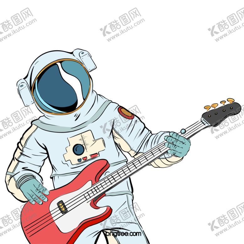 编号：22894710302337583105【酷图网】源文件下载-卡通航天宇航员宇宙手绘插画图片
