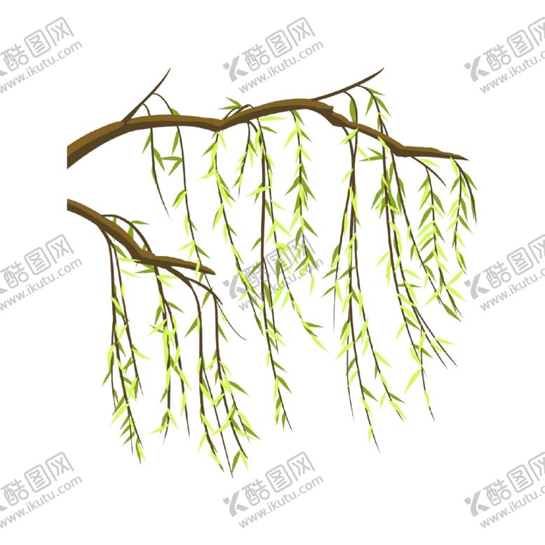 编号：53725409262213074664【酷图网】源文件下载-柳条柳枝