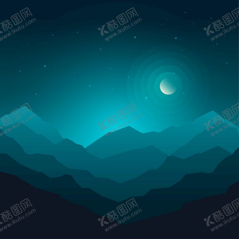 编号：81572410070035363082【酷图网】源文件下载- 矢量山峦背景