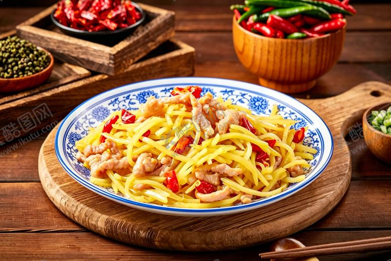 编号：47341804250332482935【酷图网】源文件下载-土豆丝炒肉