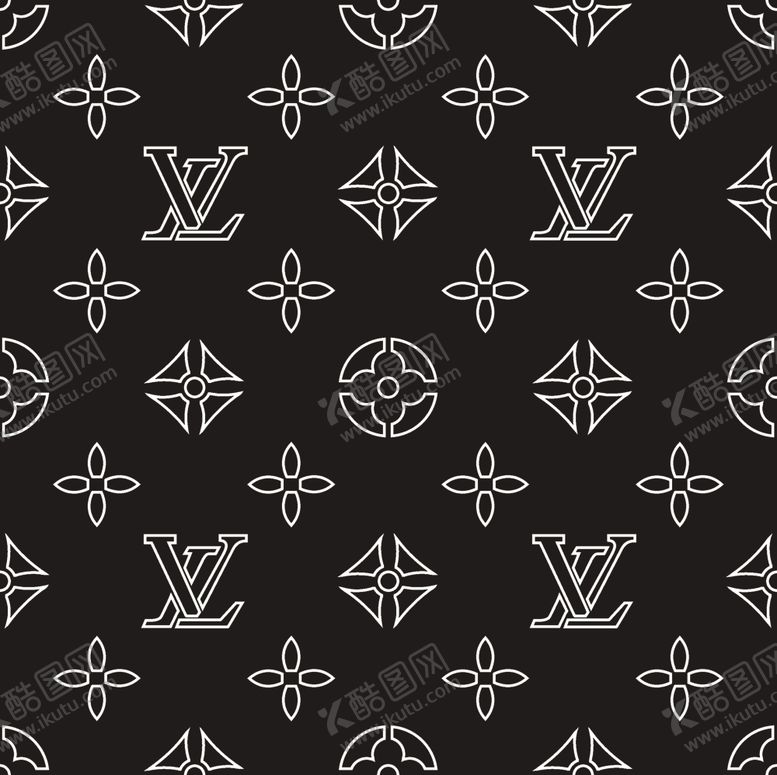 编号：42764209151538479098【酷图网】源文件下载-大牌线条LV