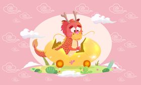 十二生肖图片亥猪画册复古