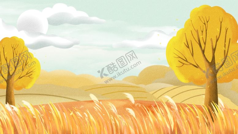 编号：70503807130347504012【酷图网】源文件下载-卡通秋天背景