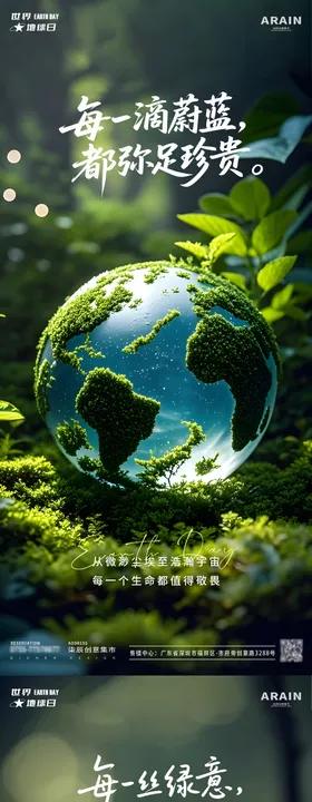 世界地球日海报