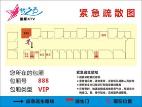 KTV公共场所紧急疏散图