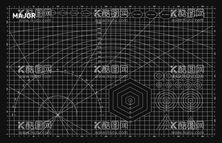 编号：55067012140333063423【酷图网】源文件下载-切割垫 网格图 美工工作台 