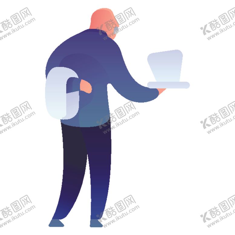 编号：18621107040617508599【酷图网】源文件下载-扁平化职业人物图案