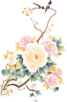 国画老虎PNG