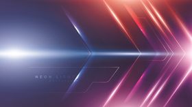 炫彩光线背景科技感画面