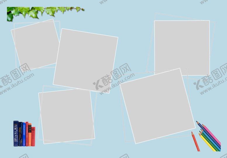 编号：71244809302203228220【酷图网】源文件下载-相册边框设计模板