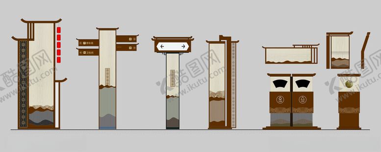 编号：64300203312049533265【酷图网】源文件下载-多样金属门设计展示