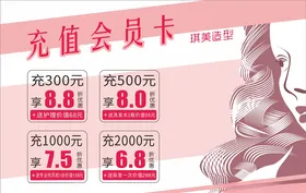充值会员美发