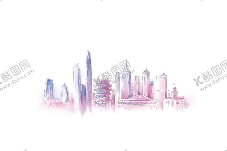 编号：32888804162021411337【酷图网】源文件下载-城市建筑剪影