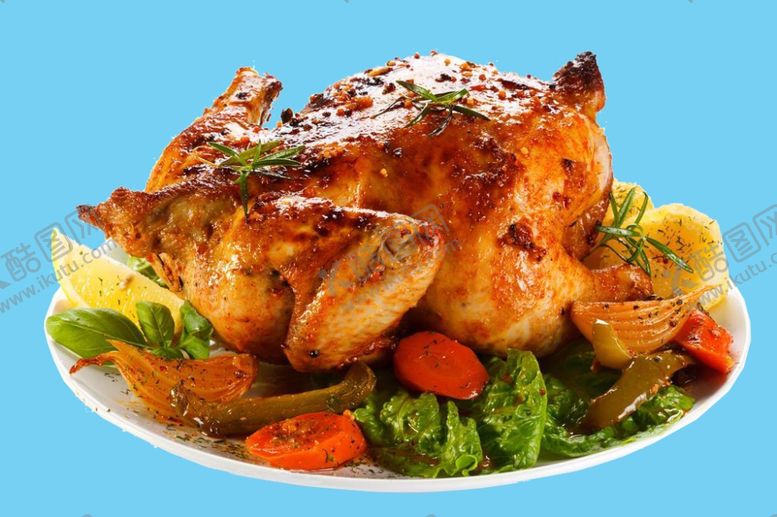 编号：73682109291612481528【酷图网】源文件下载-烤鸡大餐