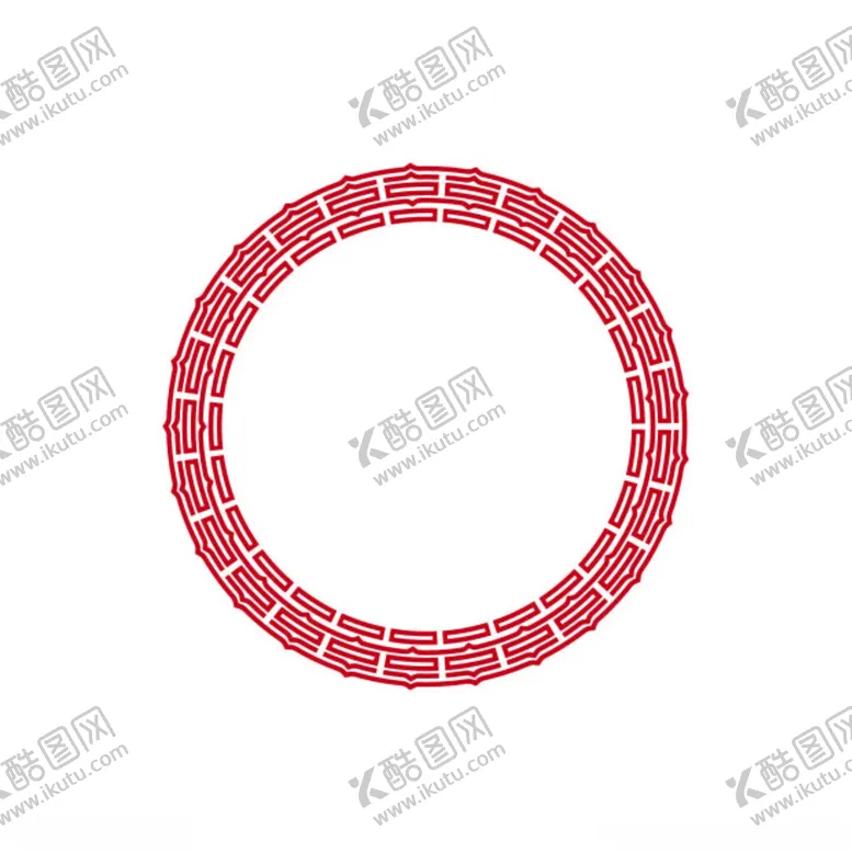 编号：51903902021518557596【酷图网】源文件下载-红色喜字无缝边框