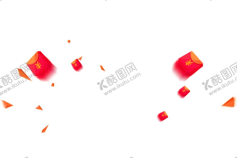 编号：38536010310142412601【酷图网】源文件下载-红包飞舞绽放喜庆装饰素材