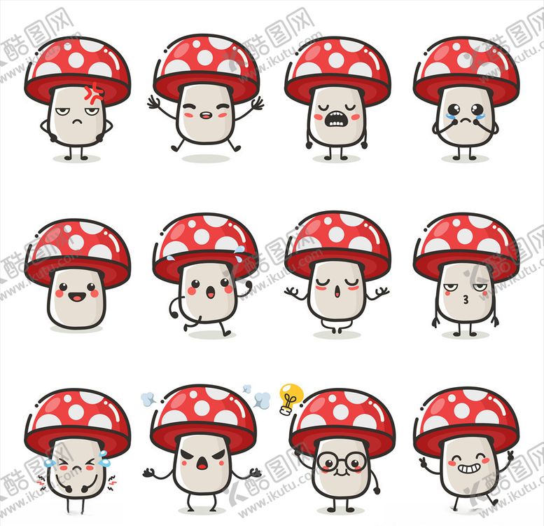 编号：20309309210941152496【酷图网】源文件下载-卡通蘑菇