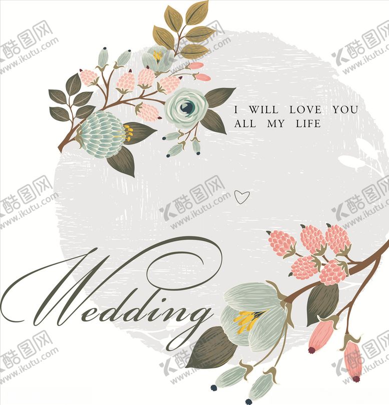 编号：12272307020036386073【酷图网】源文件下载-婚礼迎宾牌结婚字母花纹