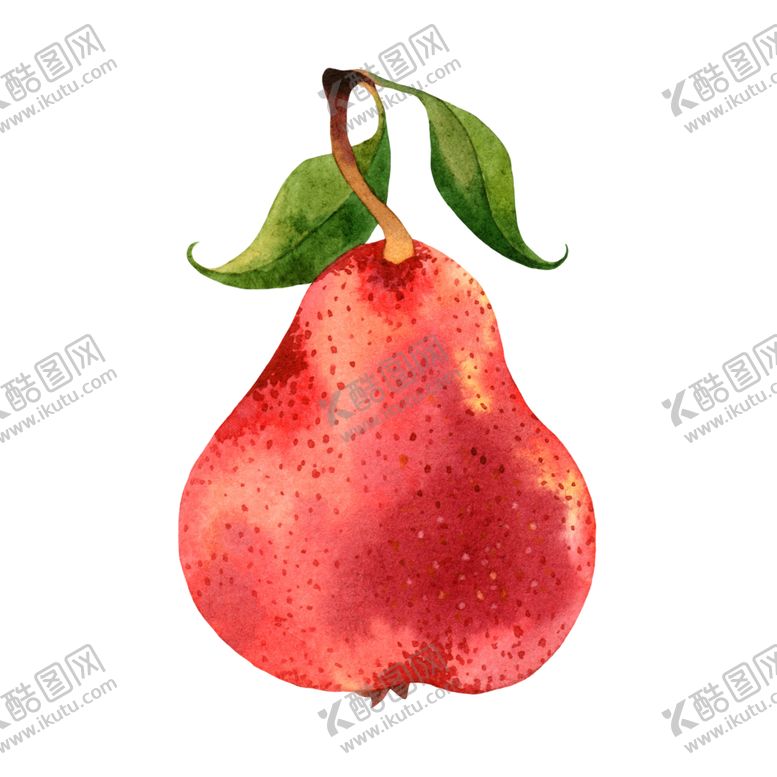 编号：44926910222240542943【酷图网】源文件下载-水彩创意插画水果