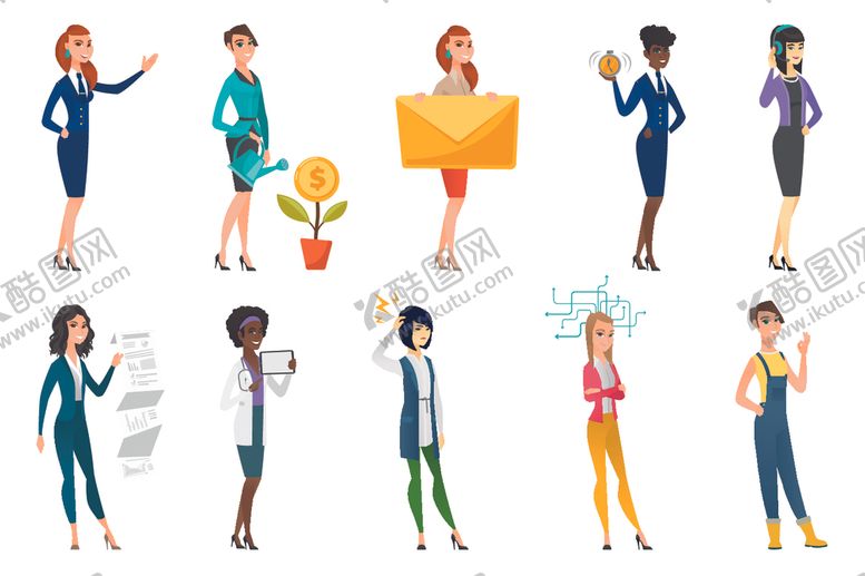 编号：71053410032143106549【酷图网】源文件下载-职业人物