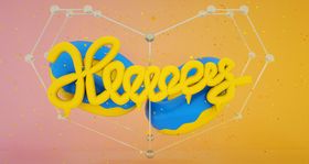 C4D渲染甜圆圈字母创意场景