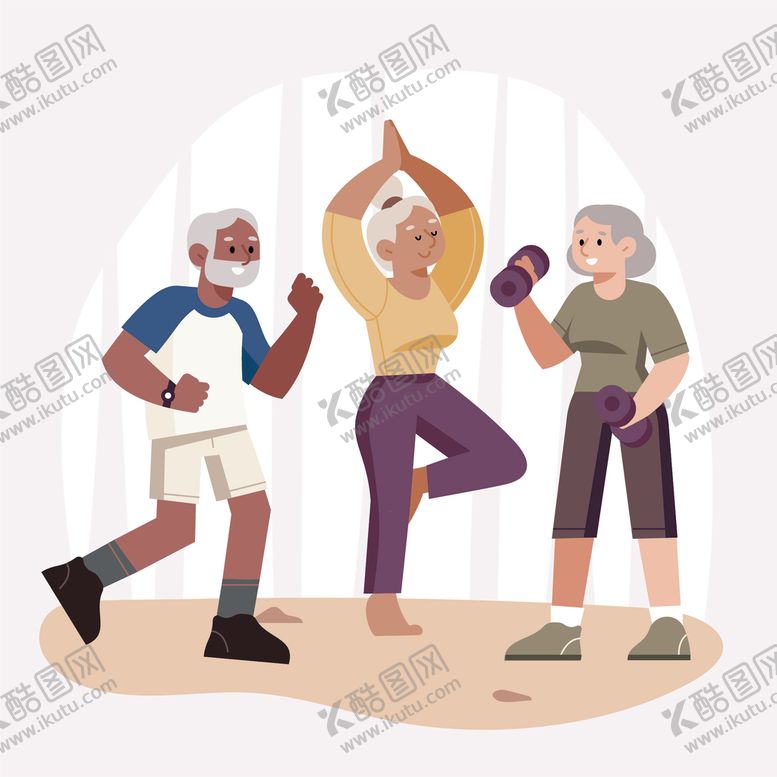 编号：31280709121446132167【酷图网】源文件下载-老年生活长辈外公外婆