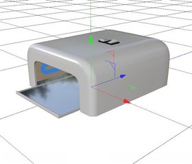 C4D模型紫外线灯