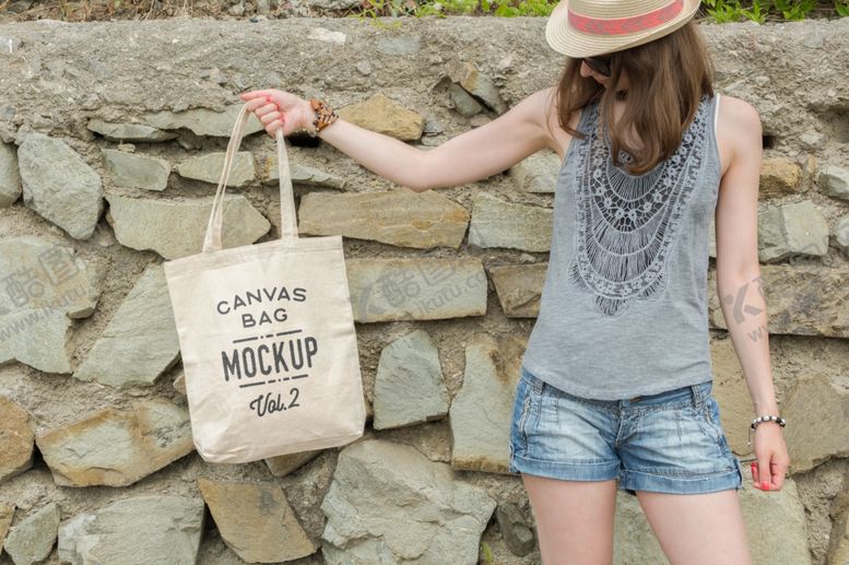 编号：57693909280354087811【酷图网】源文件下载-手提袋效果图样机