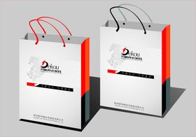 商务手提袋财税唯美高档创意