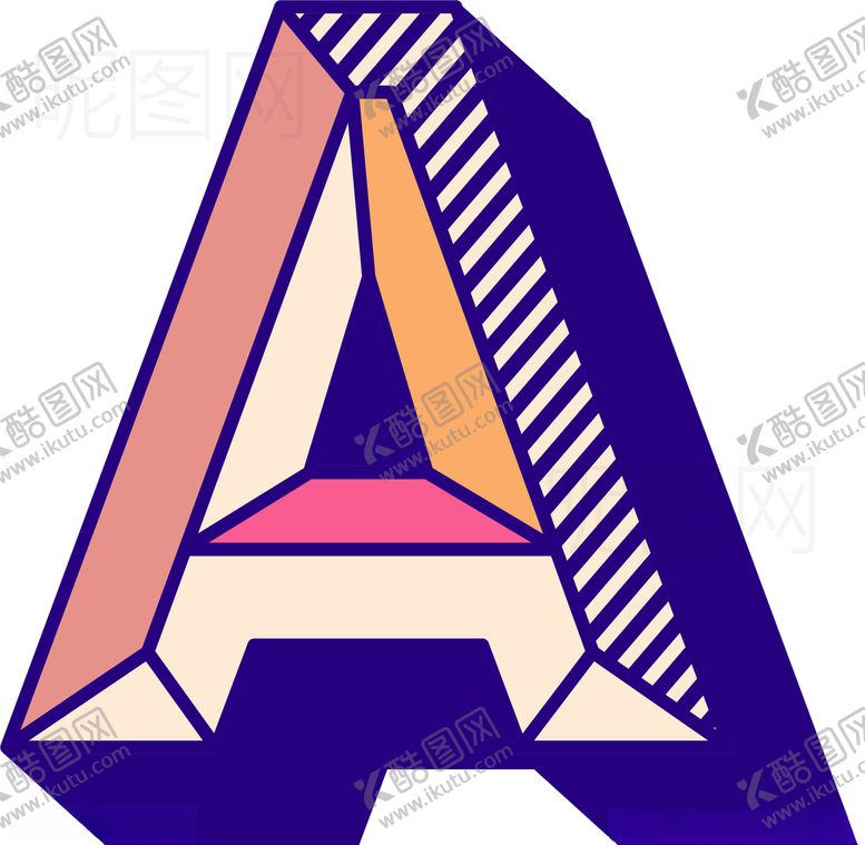 编号：43624205131330436045【酷图网】源文件下载-字母A