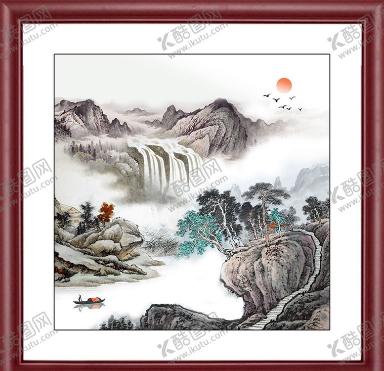 编号：30679104200931278966【酷图网】源文件下载-山水画