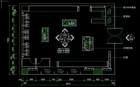 服装店平面图